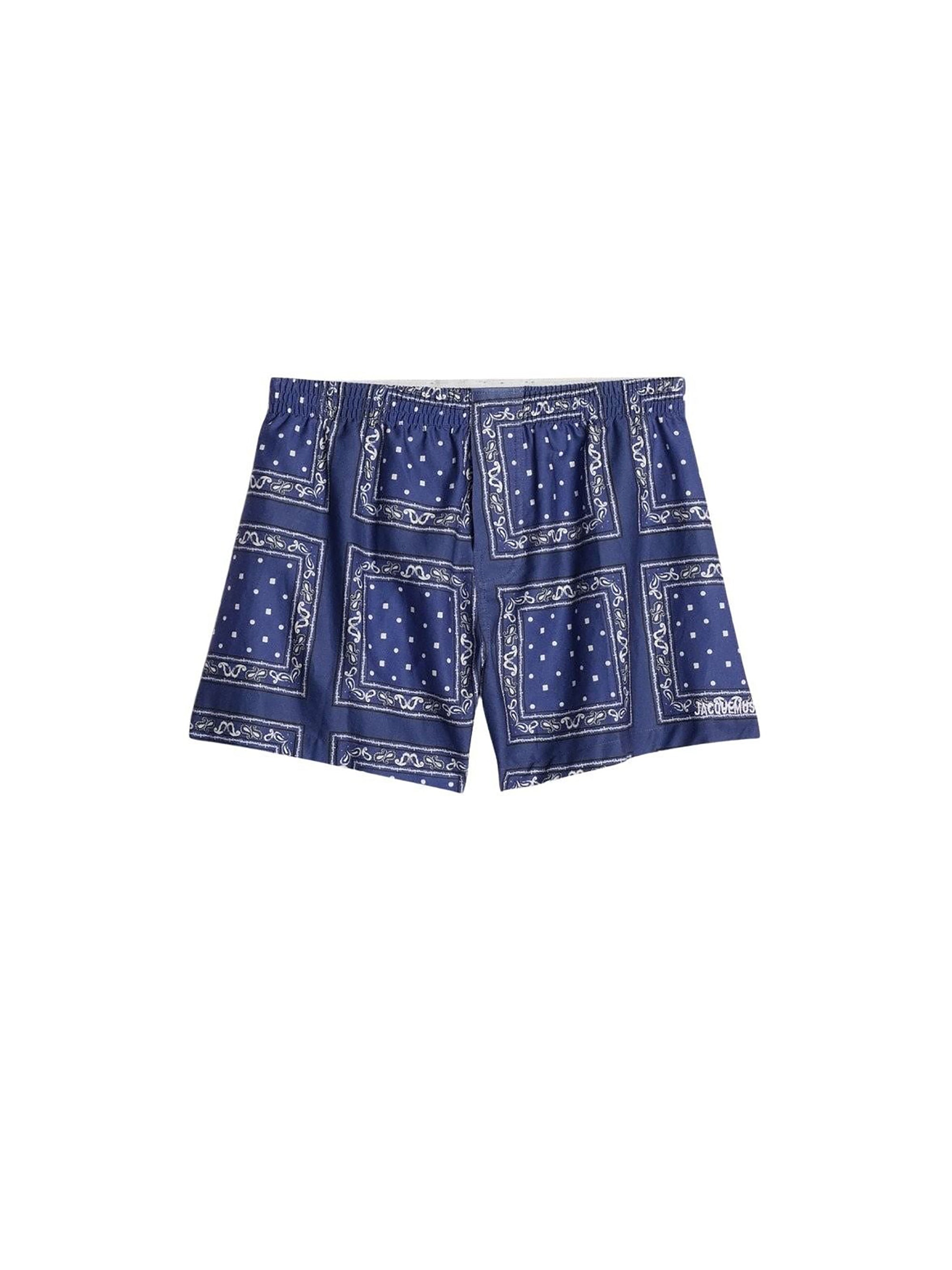 Caleçon imprimé - Print Navy Paisley