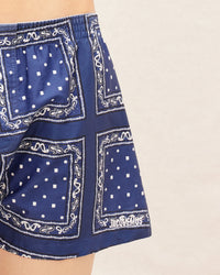 Caleçon imprimé - Print Navy Paisley