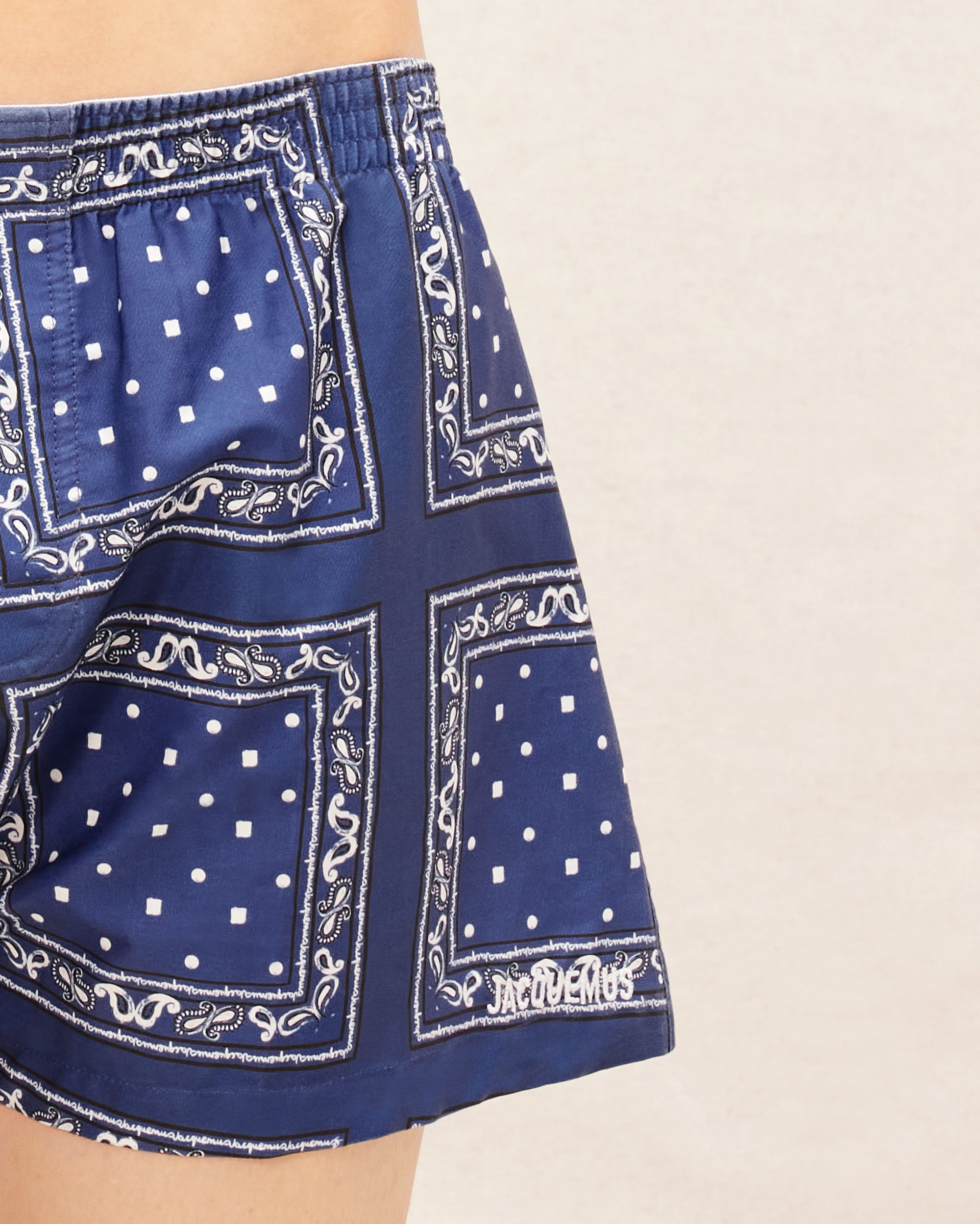 Caleçon imprimé - Print Navy Paisley