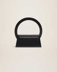 Sac Rond en cuir - Black
