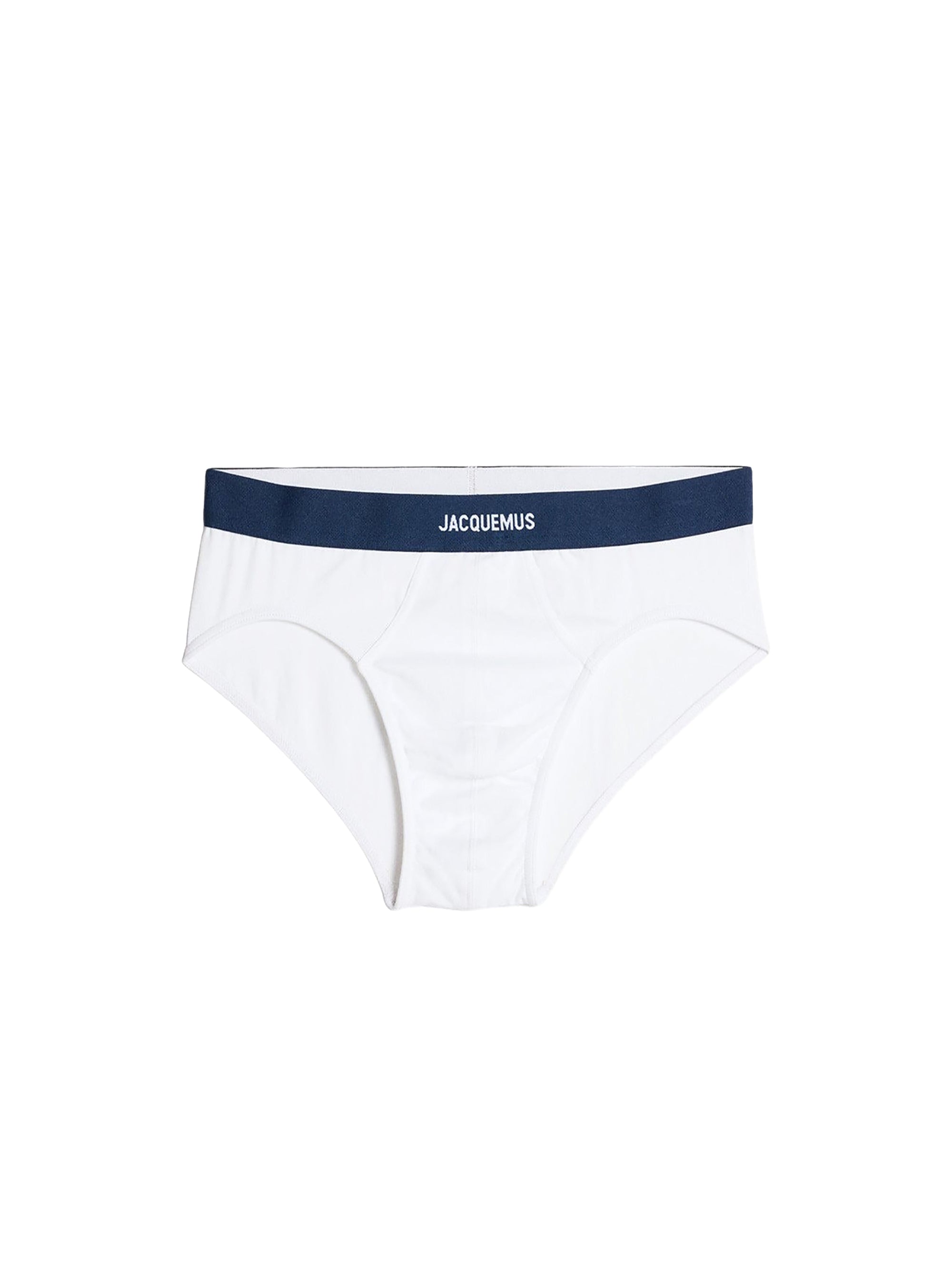 Slip à logo à taille élastiquée - White