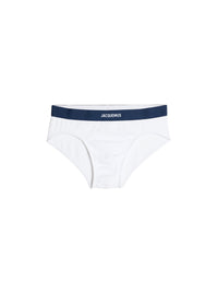Slip avec logo à taille élastiquée - White