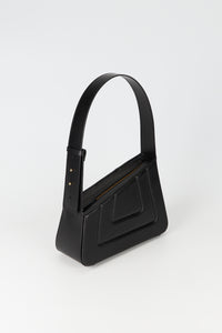 BLACK  Albert Jewel M quilted Sac matelassé en cuir asymétrique