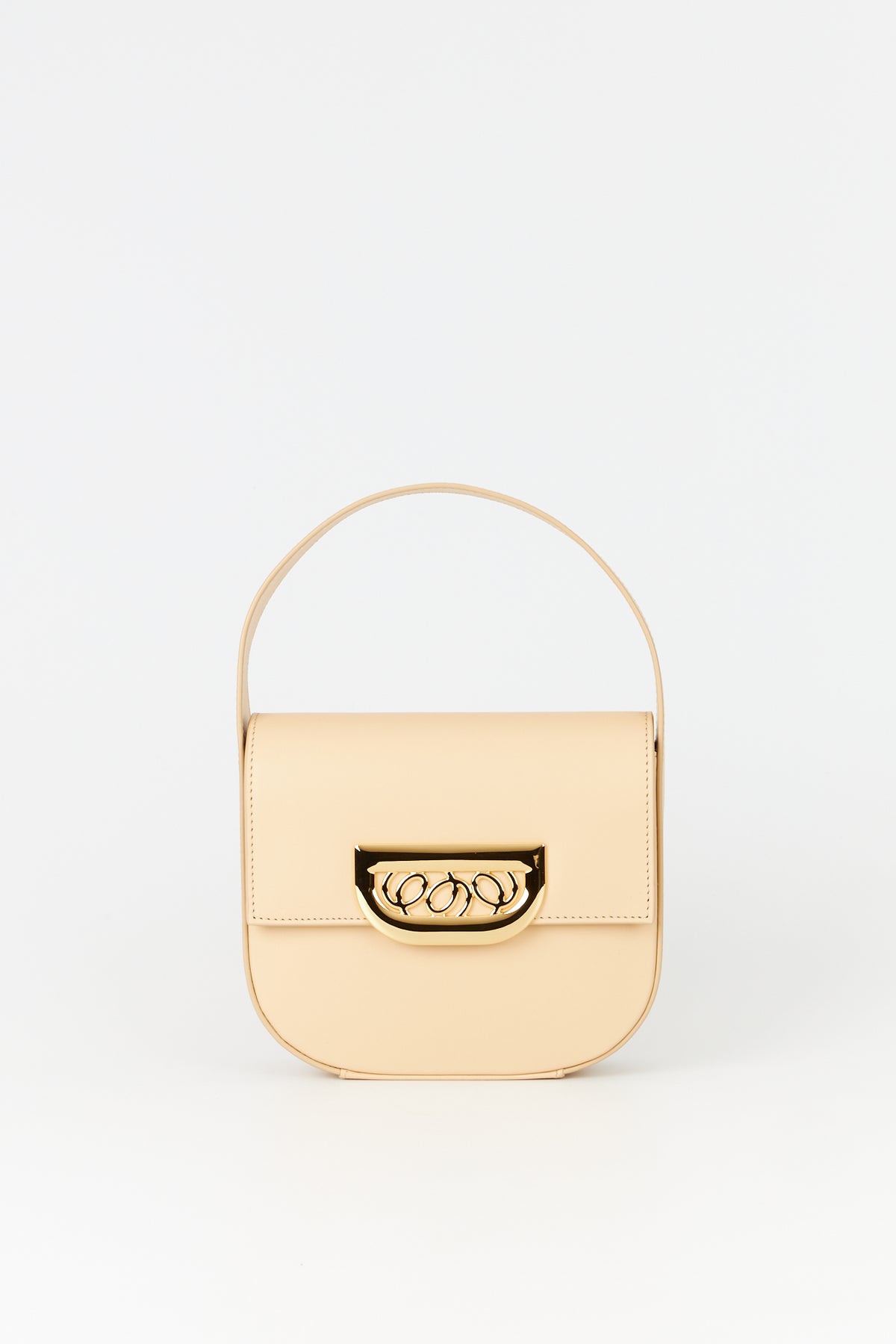 Sac Martin S avec une boucle en cuir - Beige