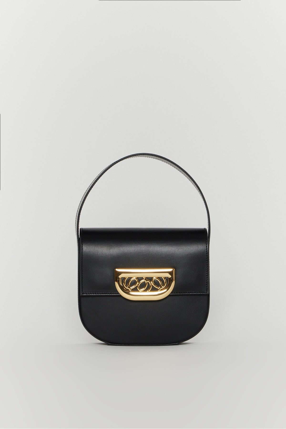 Sac Martin S avec une boucle en cuir - Black
