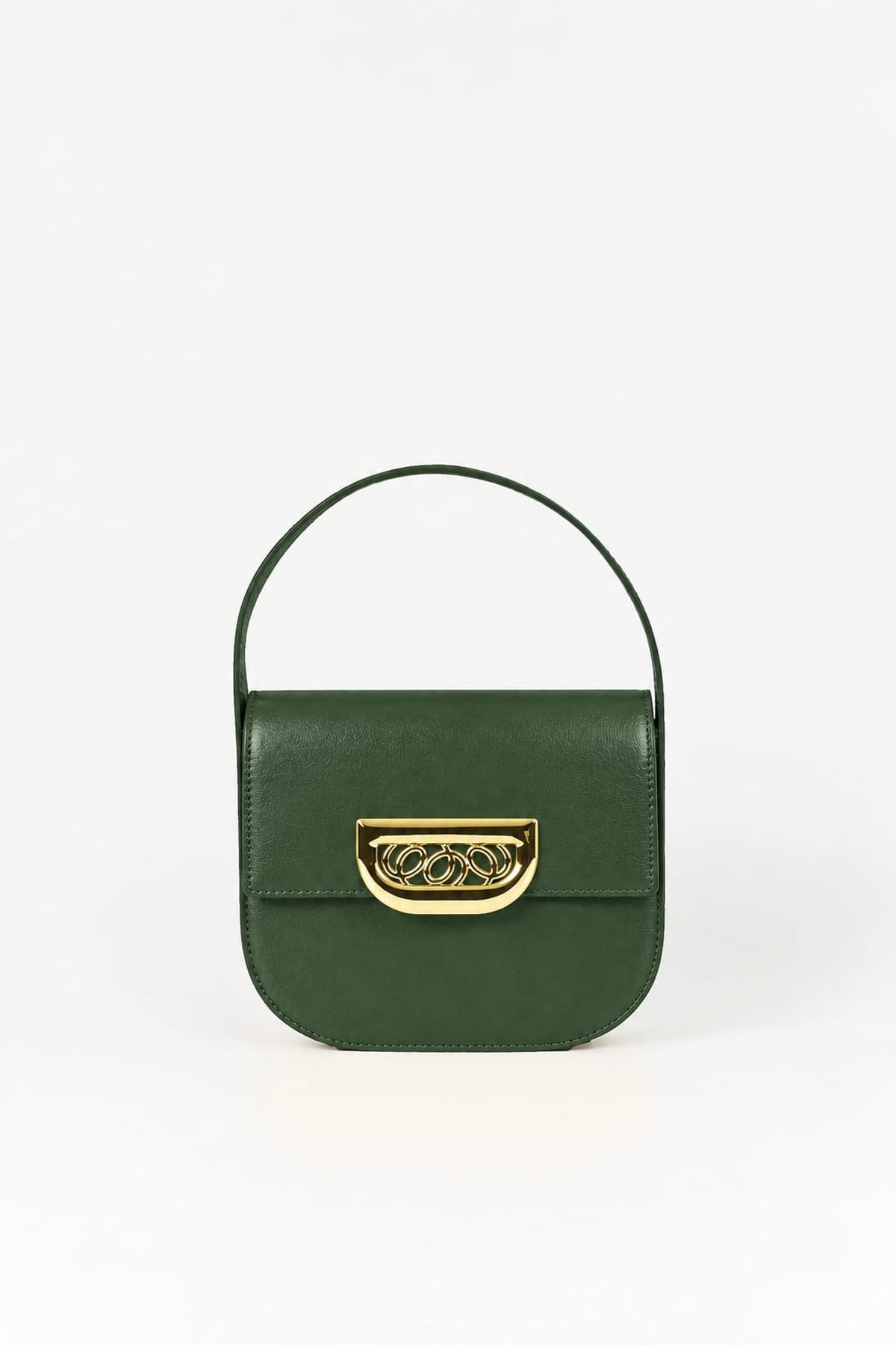 Sac Martin S avec une boucle en cuir - Dark Green