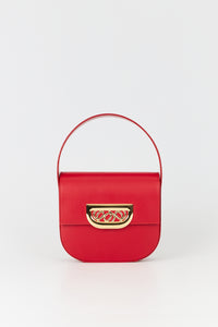 Sac Martin S avec une boucle en cuir - Bright Red