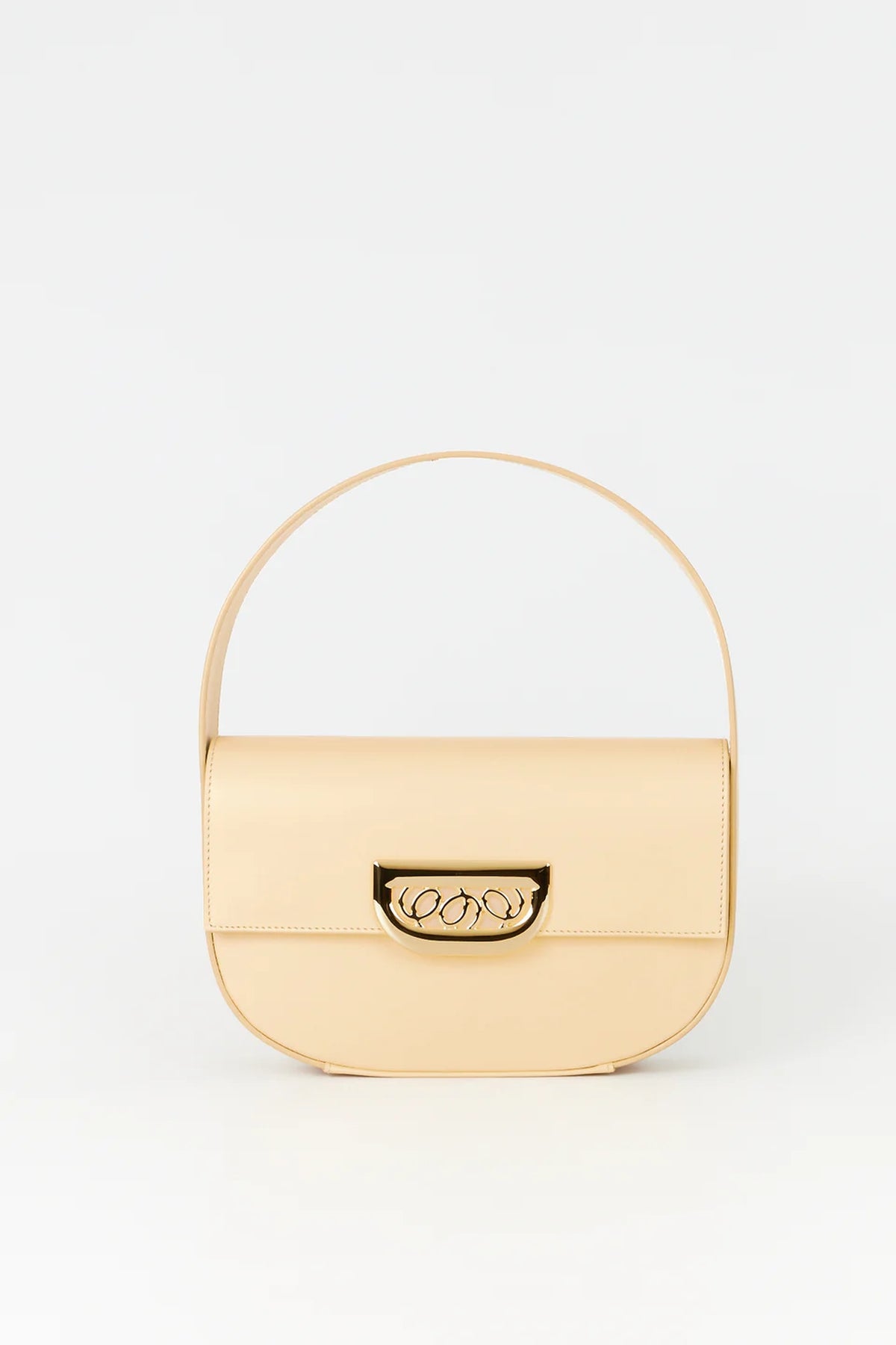 Sac Martin M avec une boucle en cuir - Beige