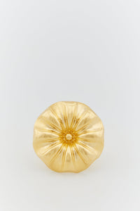GOLD LOUISE DAISY Bague plaquée or avec fleur