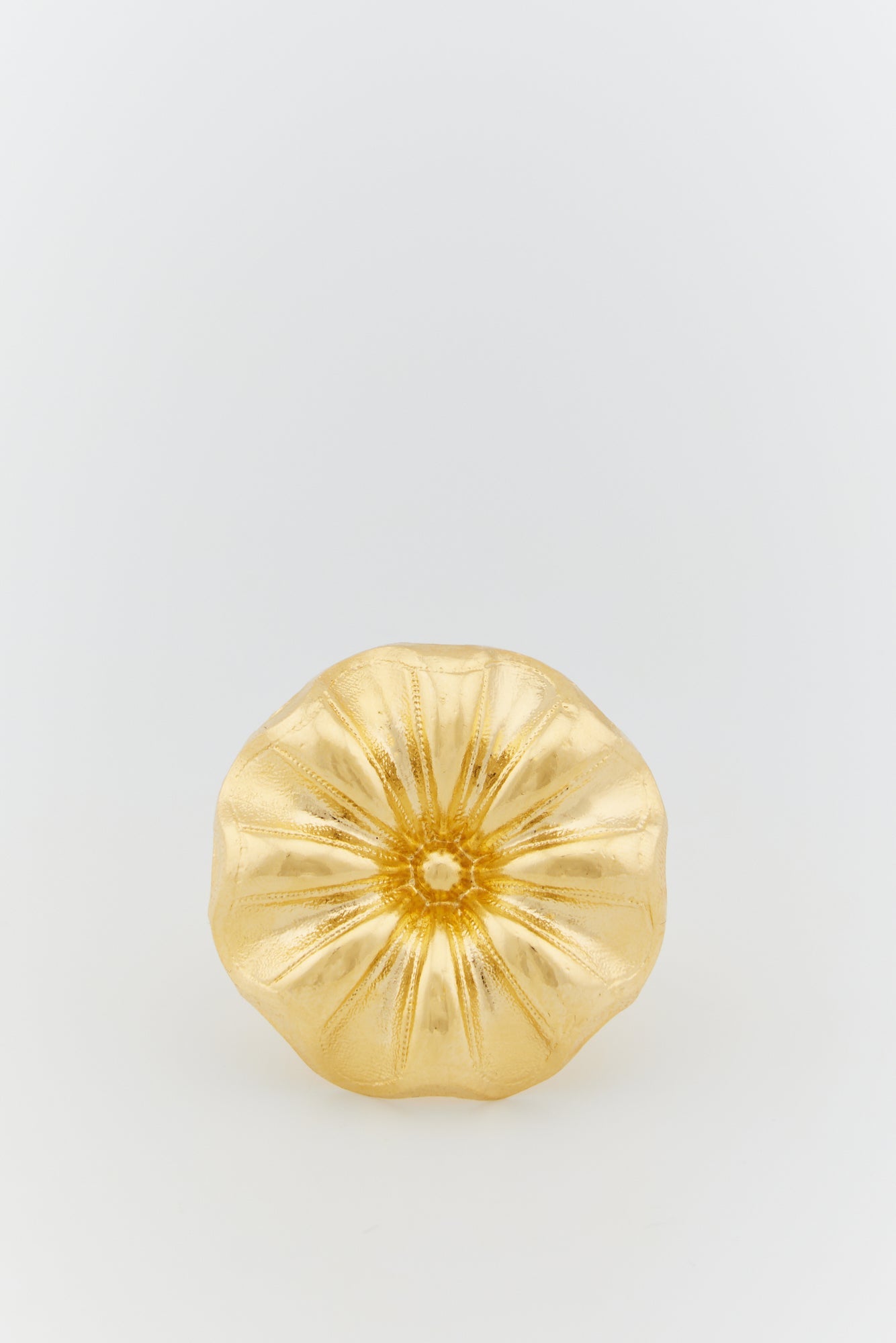GOLD LOUISE DAISY Bague plaquée or avec fleur