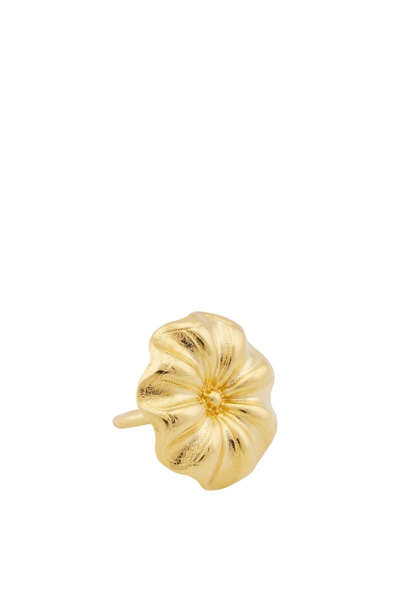 GOLD LOUISE DAISY Bague plaquée or avec fleur