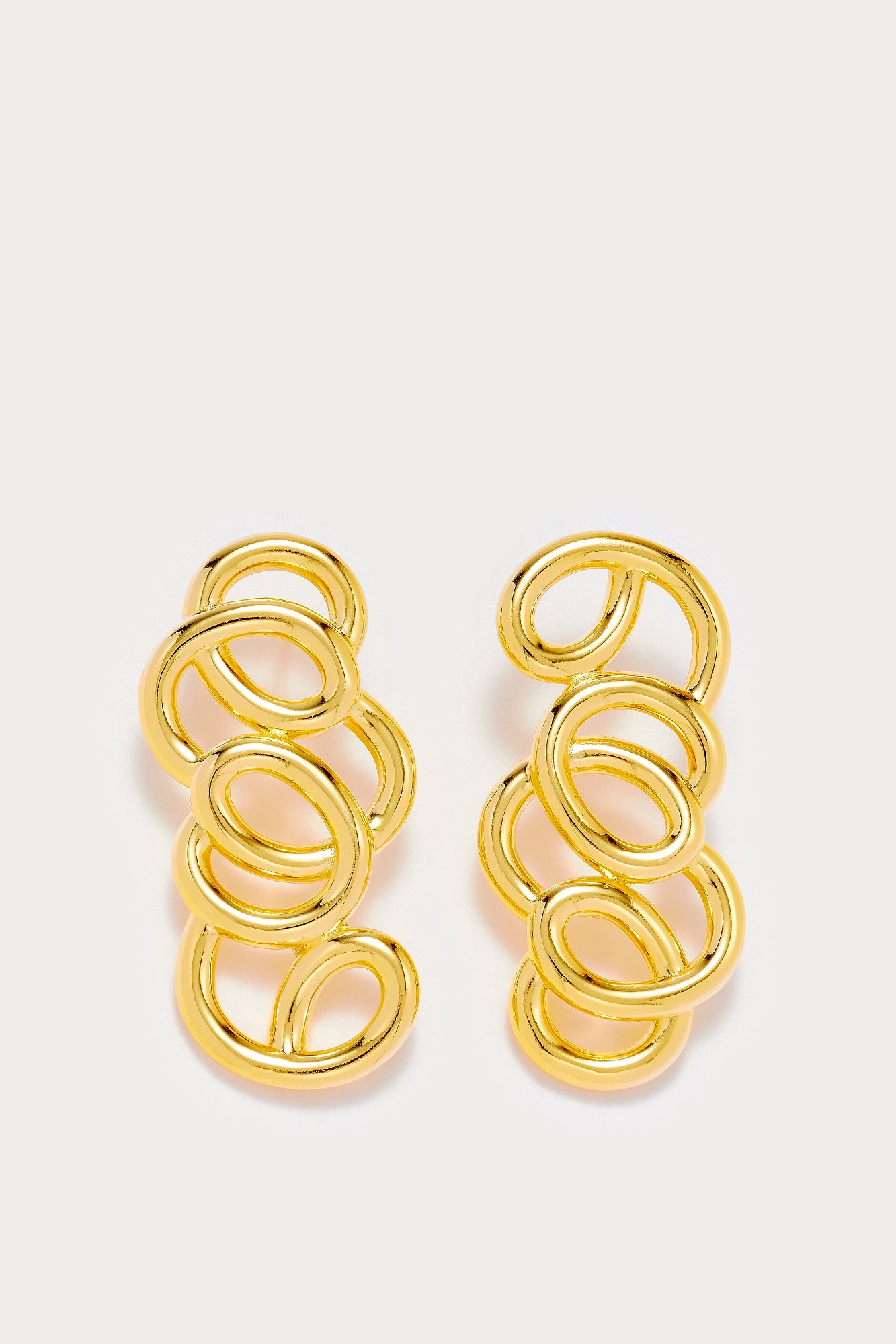 GOLD SONIA ICON LONG PIERCING  Boucles d'oreilles plaquées or