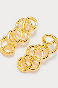 GOLD SONIA ICON LONG PIERCING  Boucles d'oreilles plaquées or