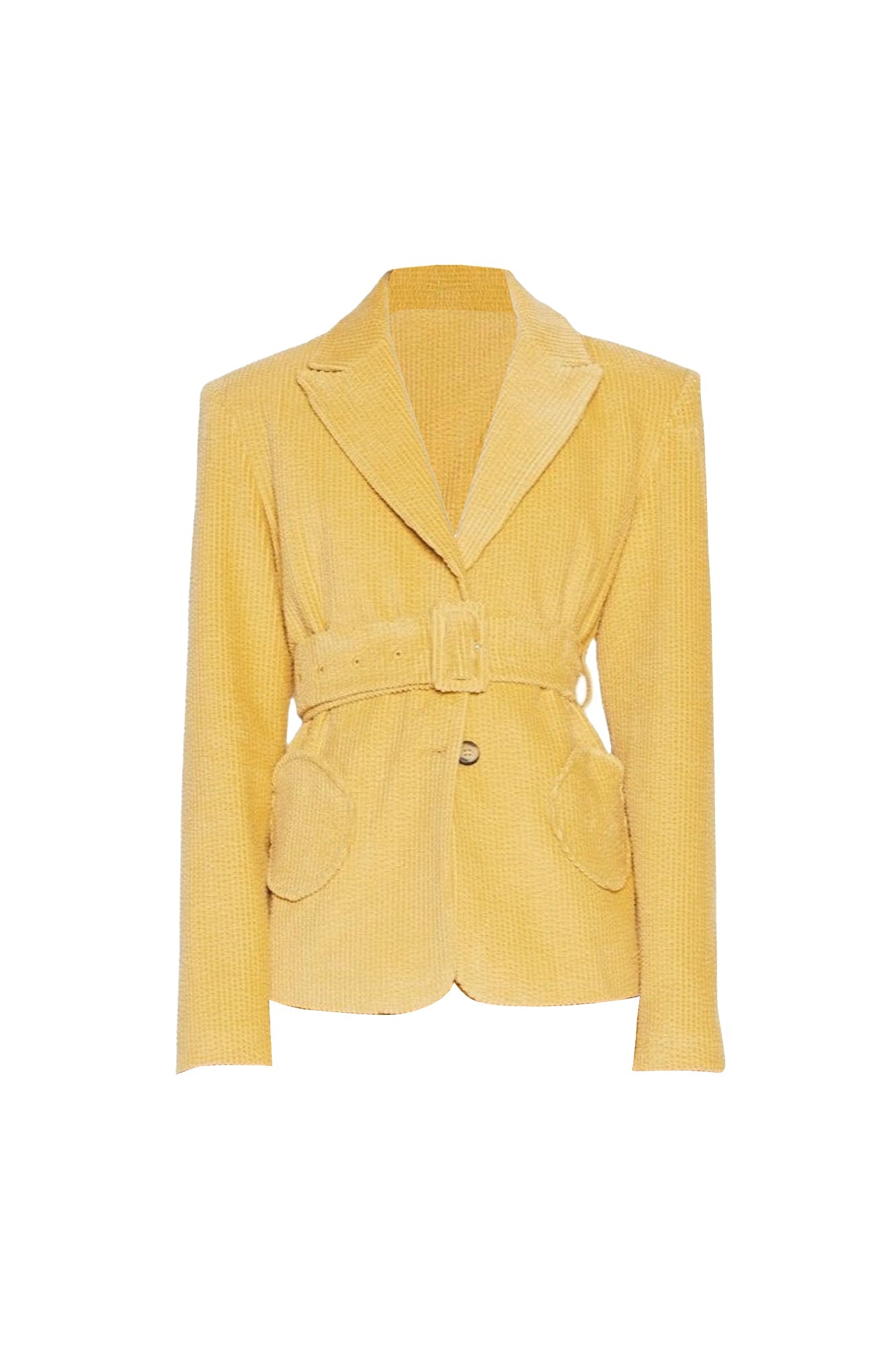 WHEAT ANDY VELVET blazer oversize en velours avec ceinture
