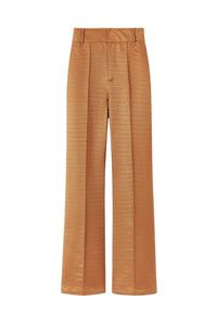 CAMEL YOSHI SMART RIB pantalon évasé en satin