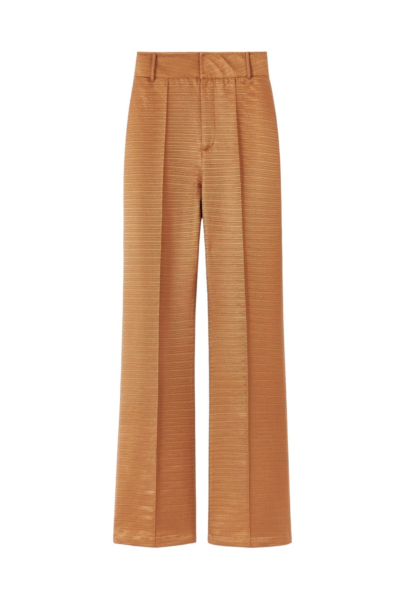 CAMEL YOSHI SMART RIB pantalon évasé en satin
