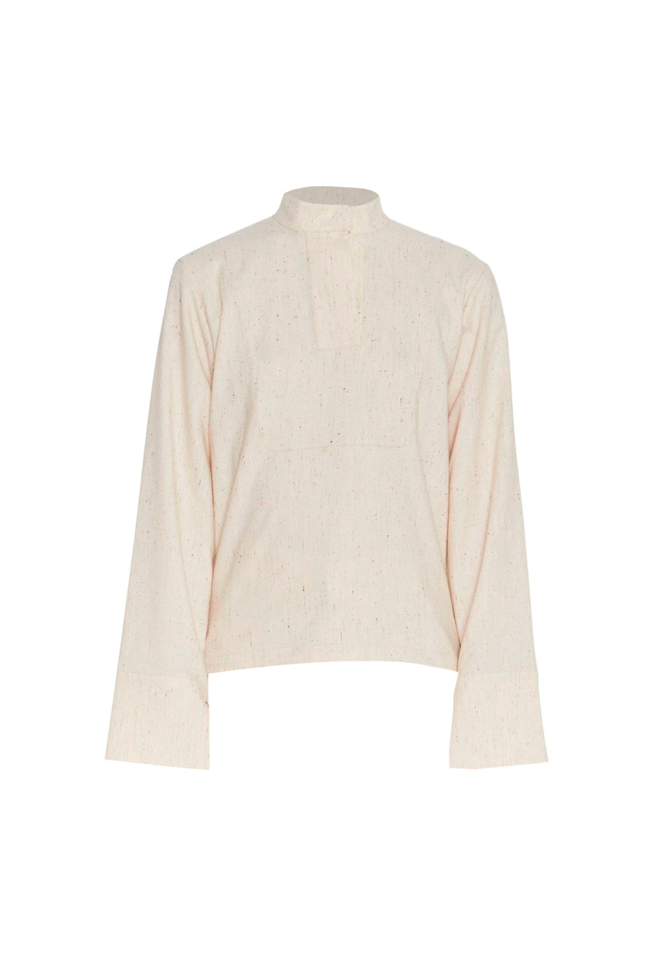 ECRU PAAVO FLECK Chemise à manches évasées