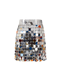 Silver & Orange Jupe - Silver & Orange