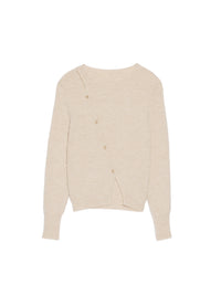 Haut en maille Pau - Beige