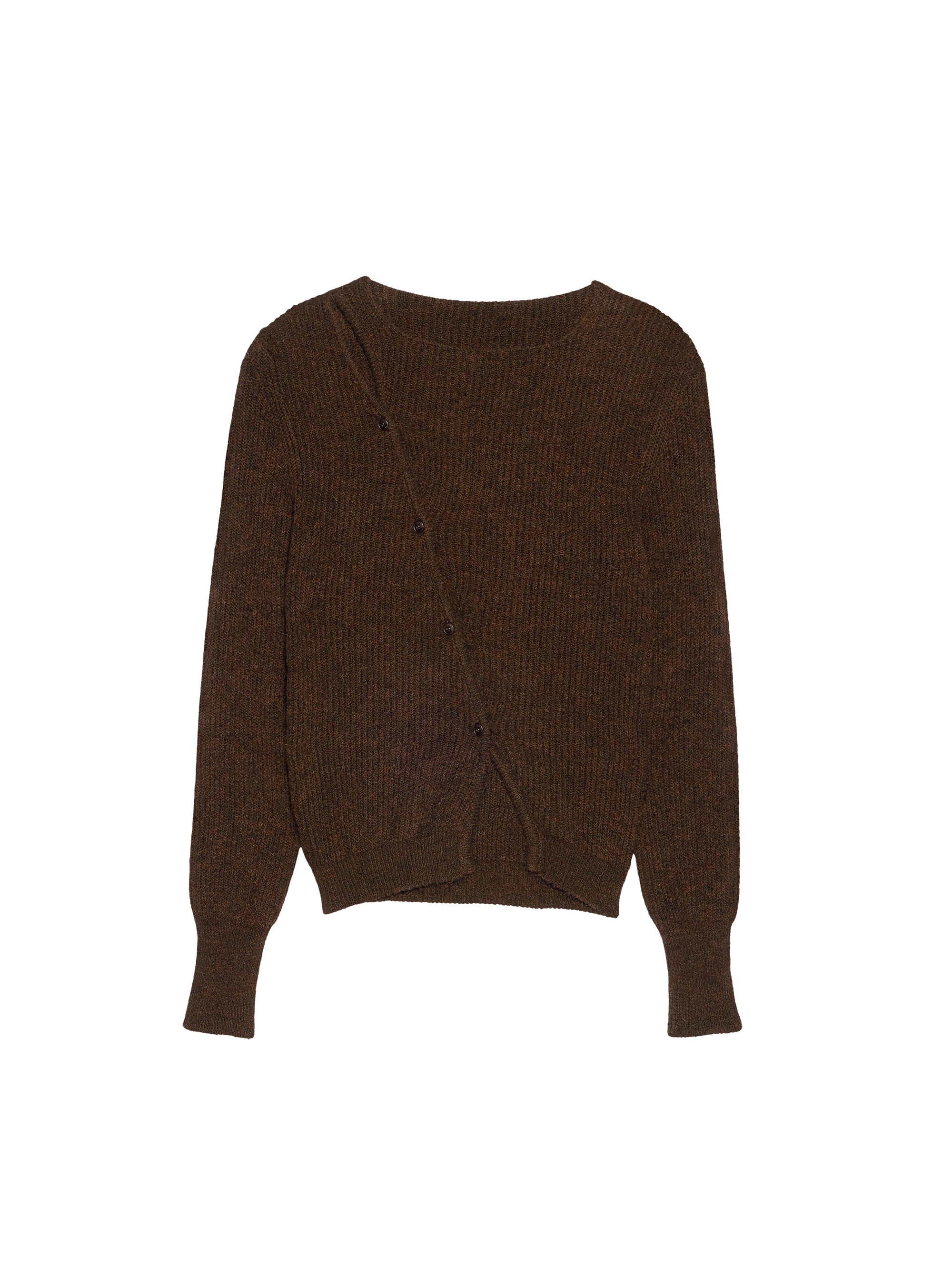 Haut en maille Pau - Dark Brown
