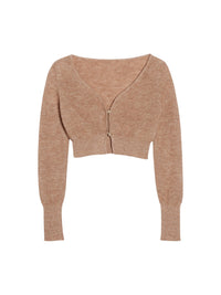 90€ / 3 sold //39 QTY / ST8%   Cardigan Alzou en laine - Light Brown