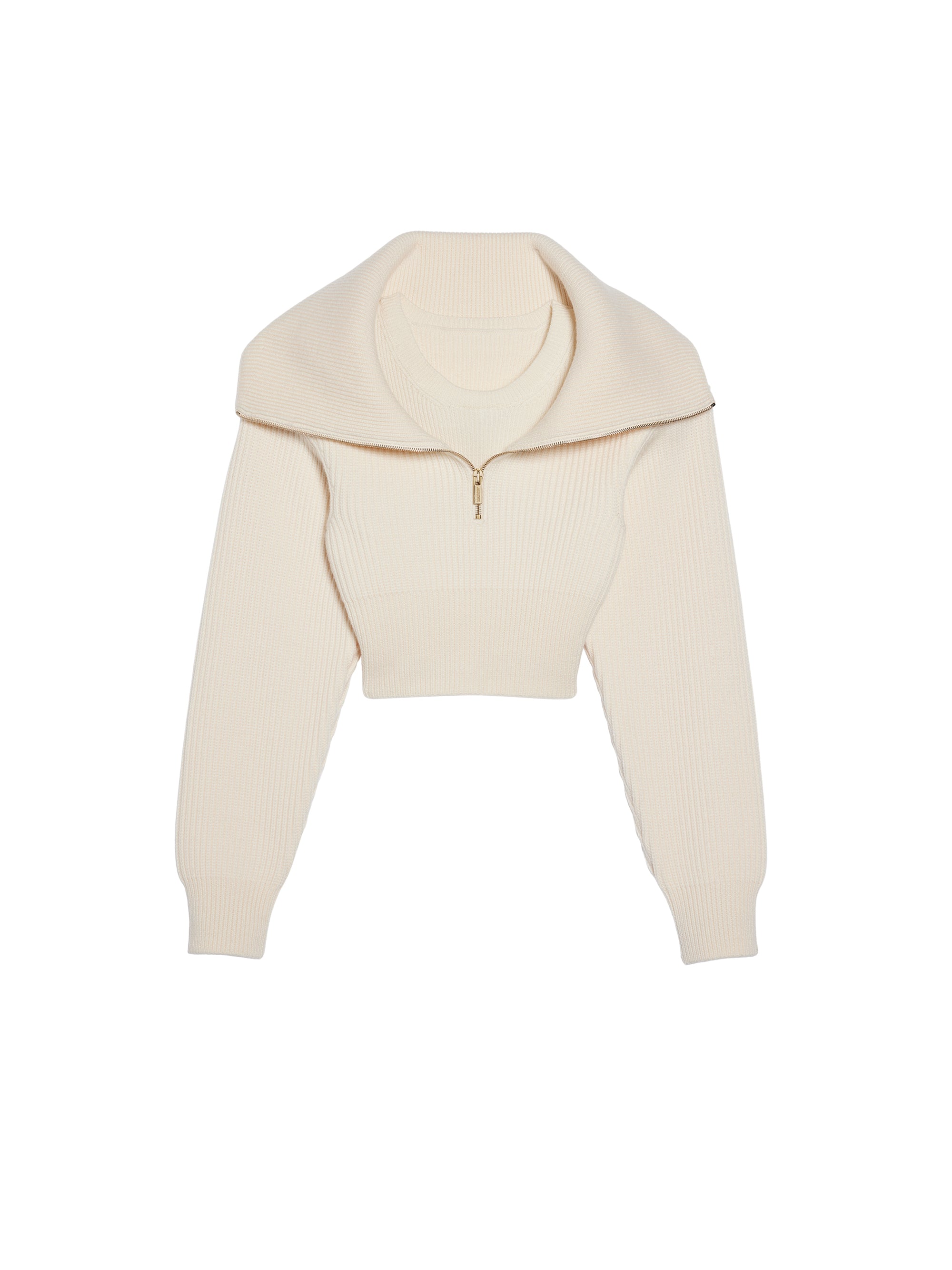 Haut Risoul en laine - Off-White