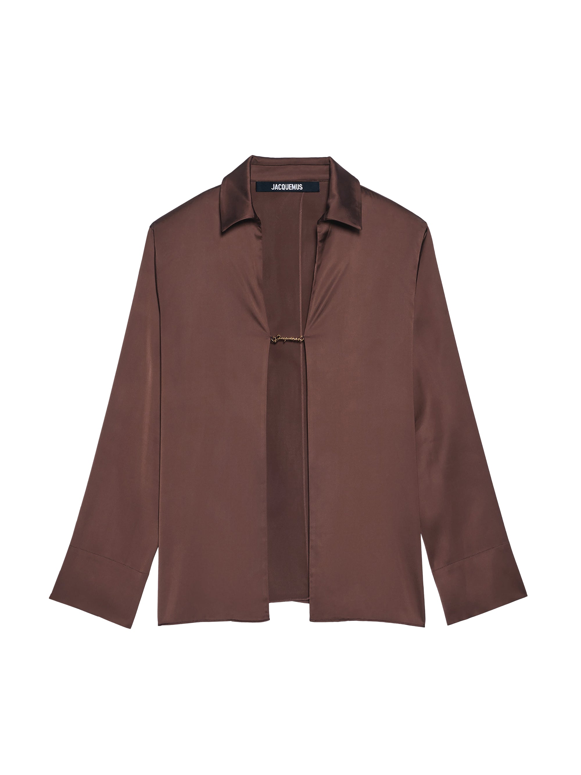 Chemise Notte satinée - Dark Brown