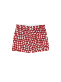 Caleçon imprimé - Dark Red Deform Che