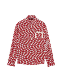 Chemise Simon à carreaux - Dark Red Deform Che