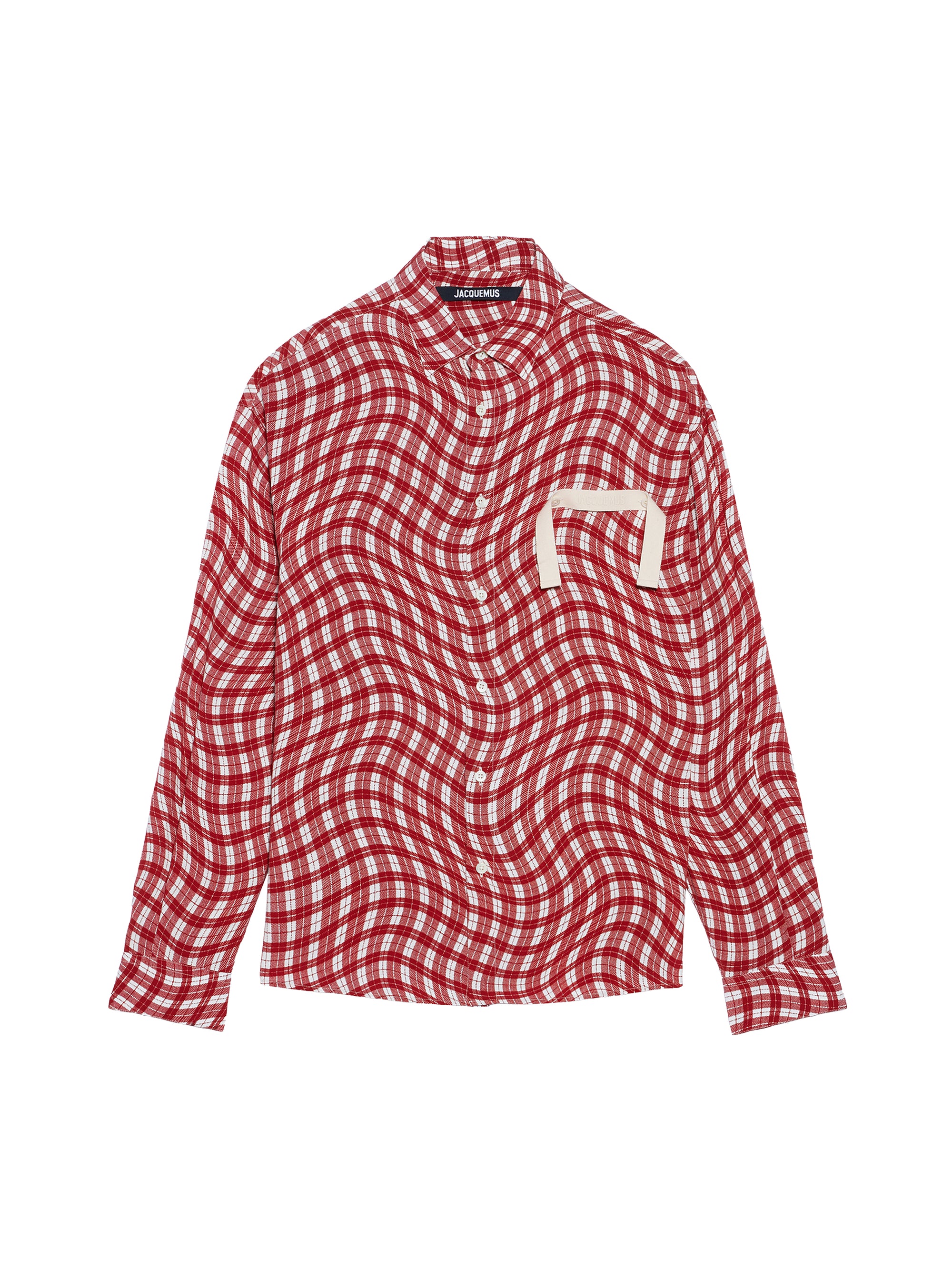 Chemise Simon à carreaux - Dark Red Deform Che