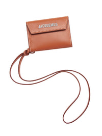 Porte Jacquemus en cuir - Light Brown