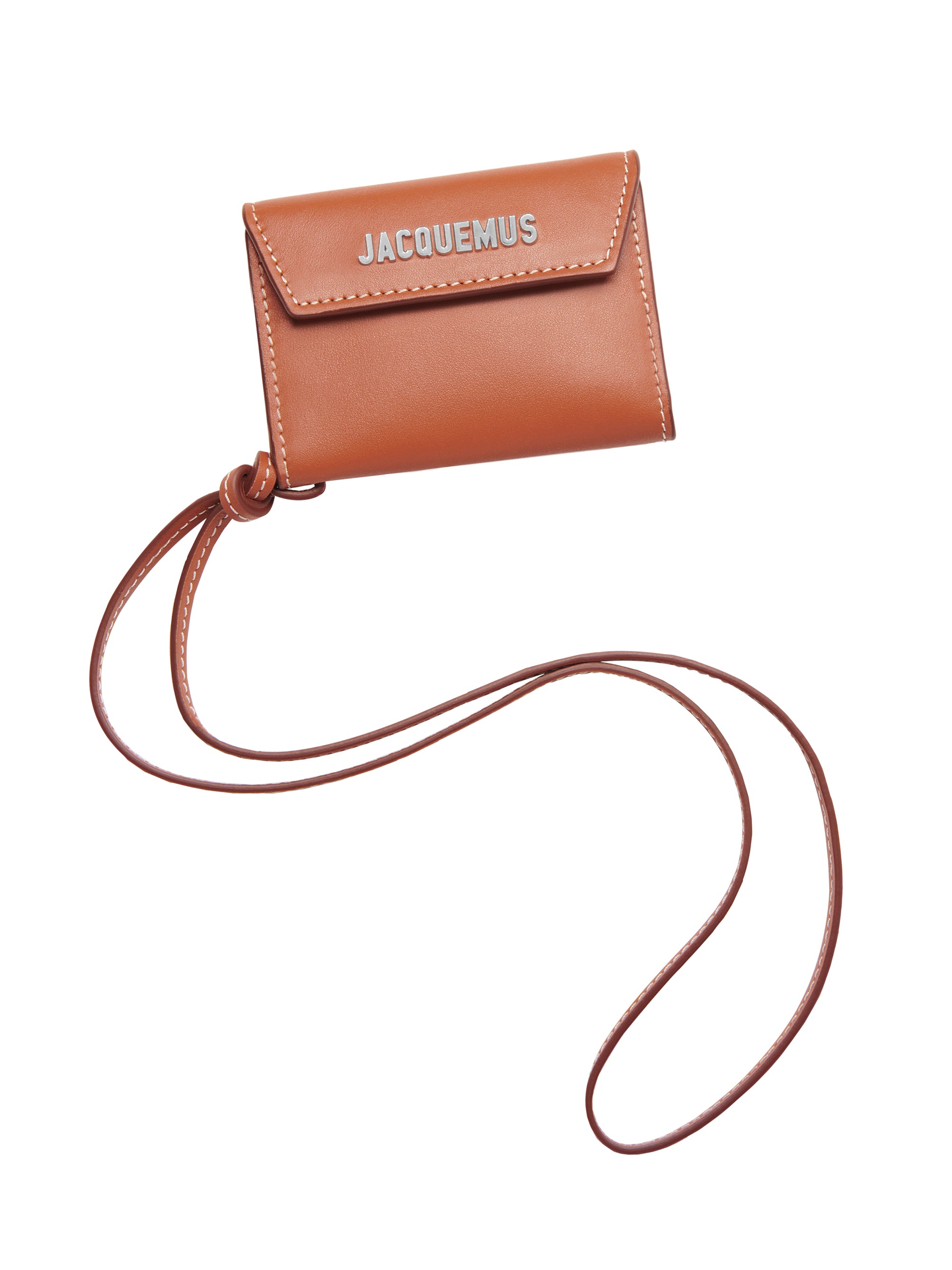 Porte Jacquemus en cuir - Light Brown