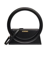 Sac Rond en cuir - Black