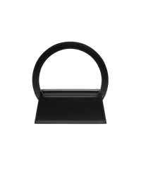 Sac Rond en cuir - Black