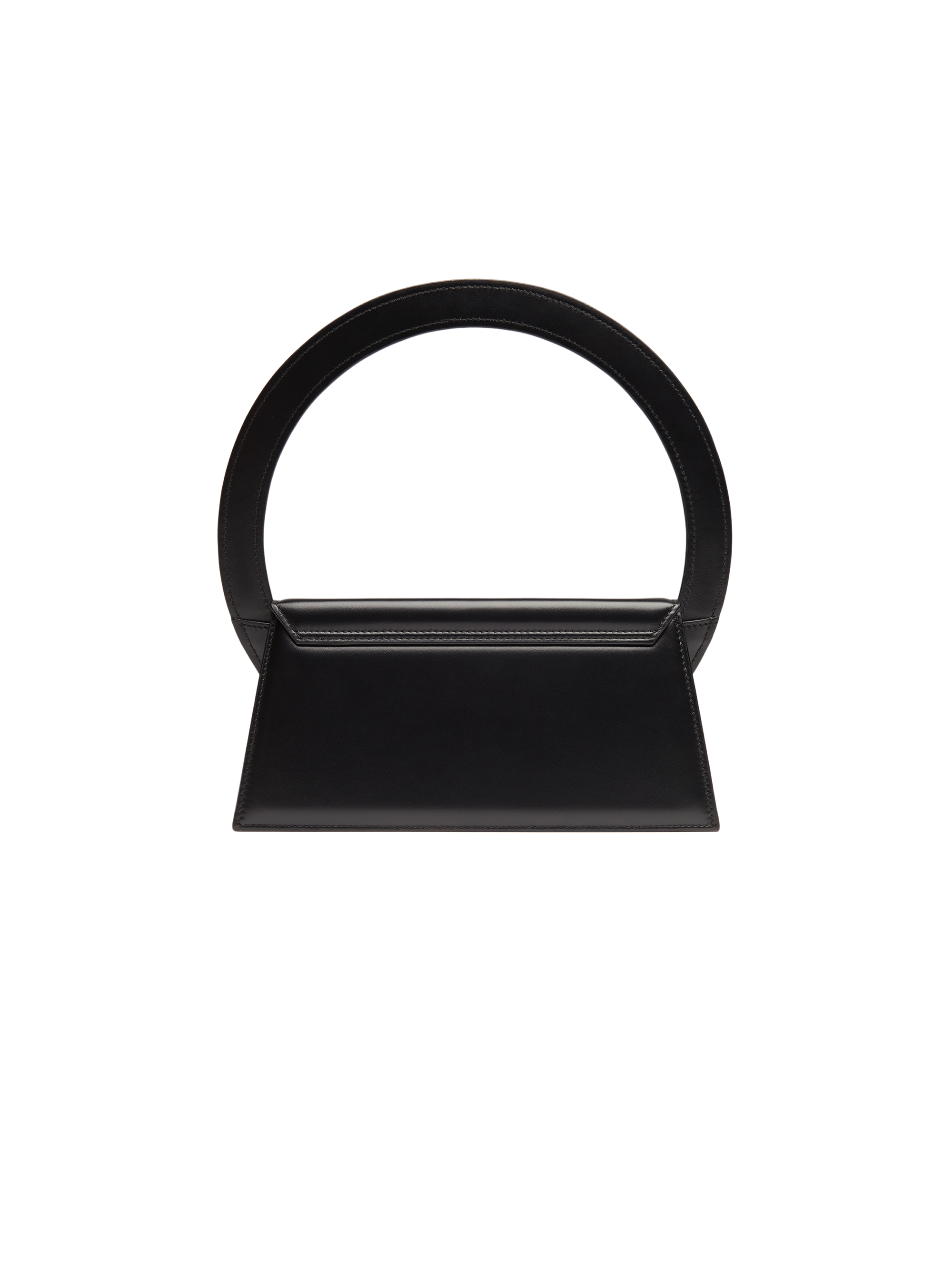 Sac Rond en cuir - Black