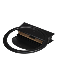 Sac Rond en cuir - Black