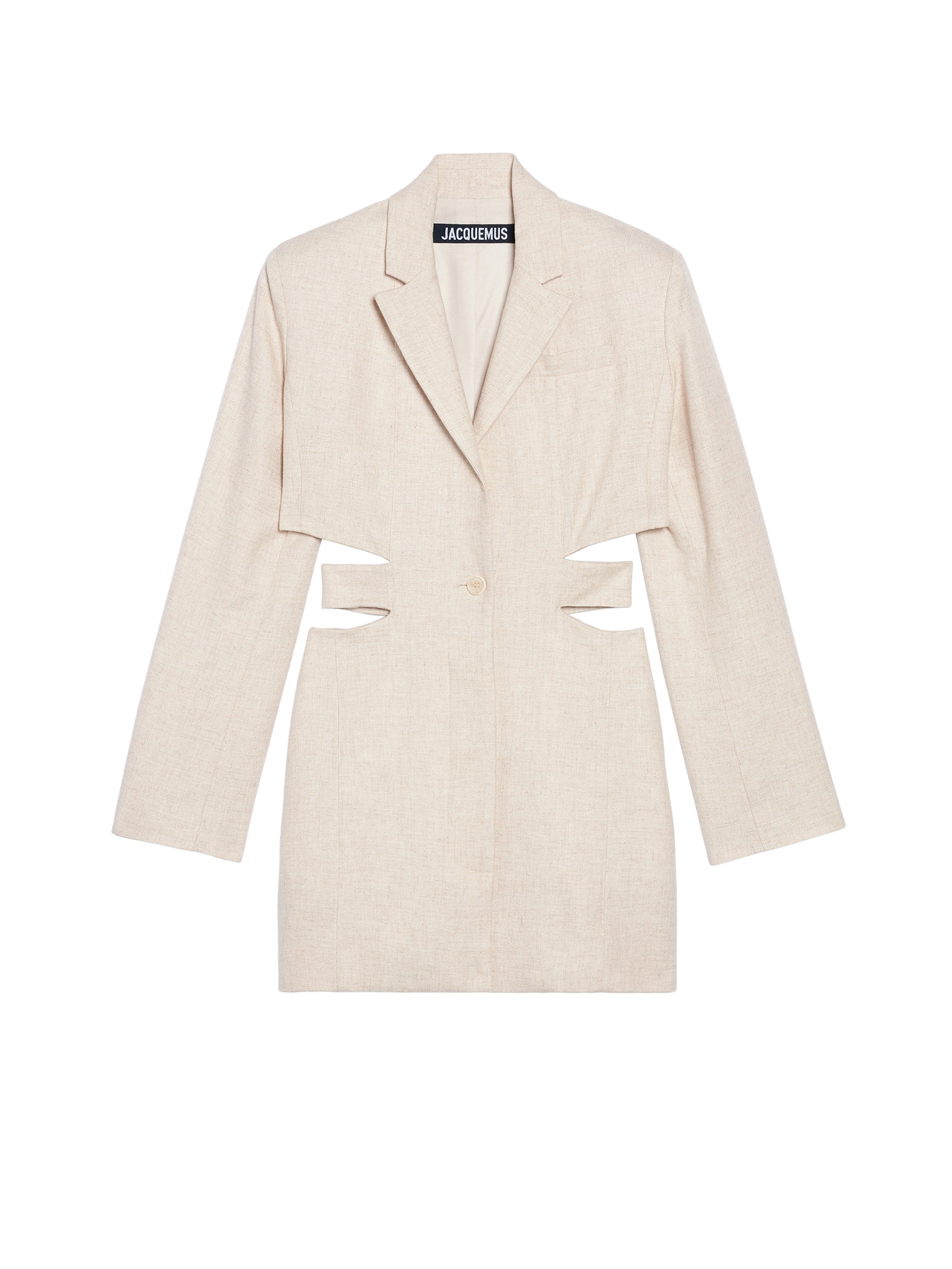 Robe courte Bari en lin - Light Beige