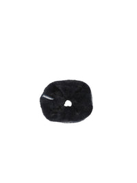 Chouchou Neva avec logo duveteux - Black