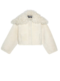 Veste Piloni en cuir - Off-White