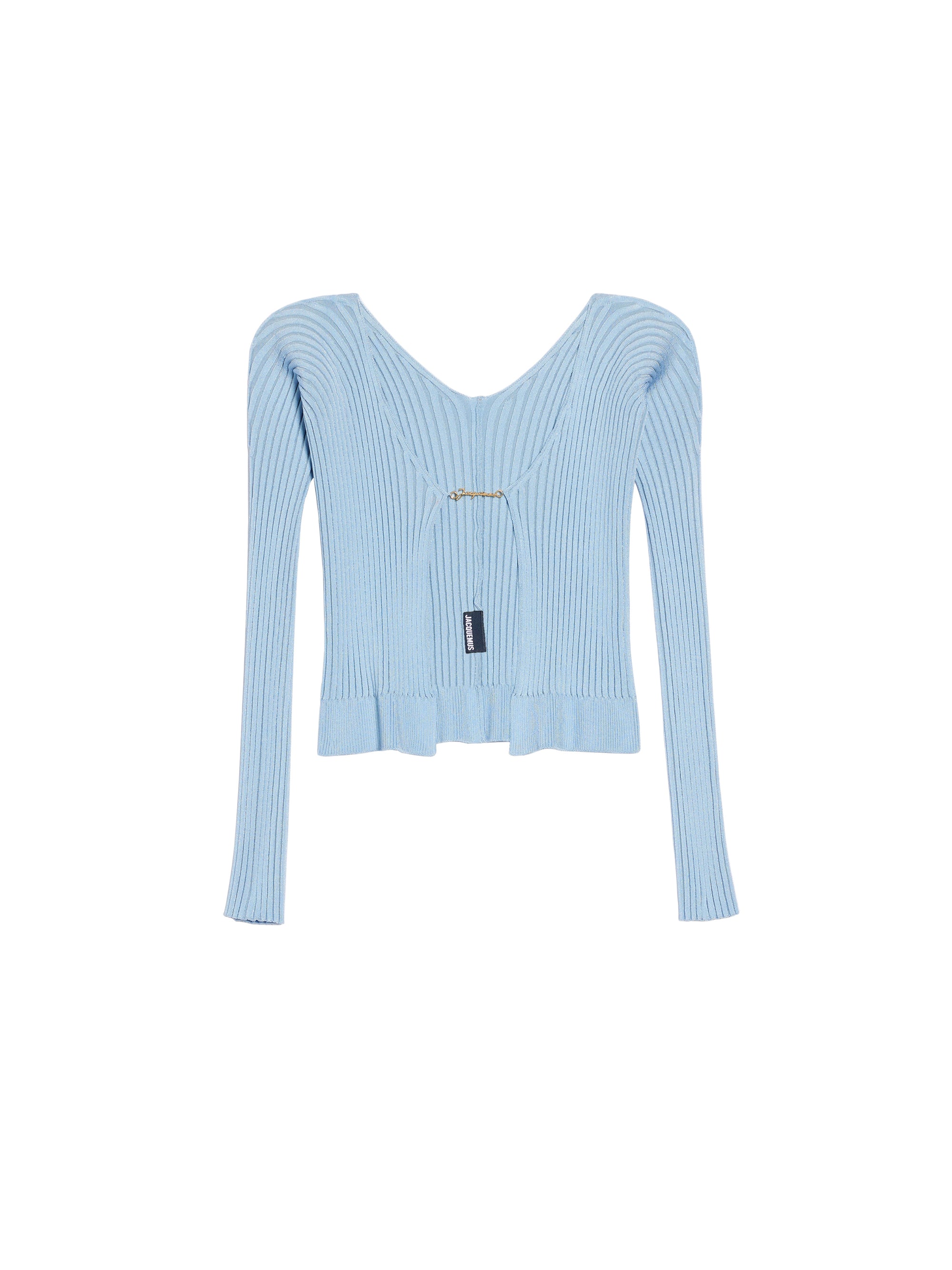 Haut en maille Pralu longue - Light Blue