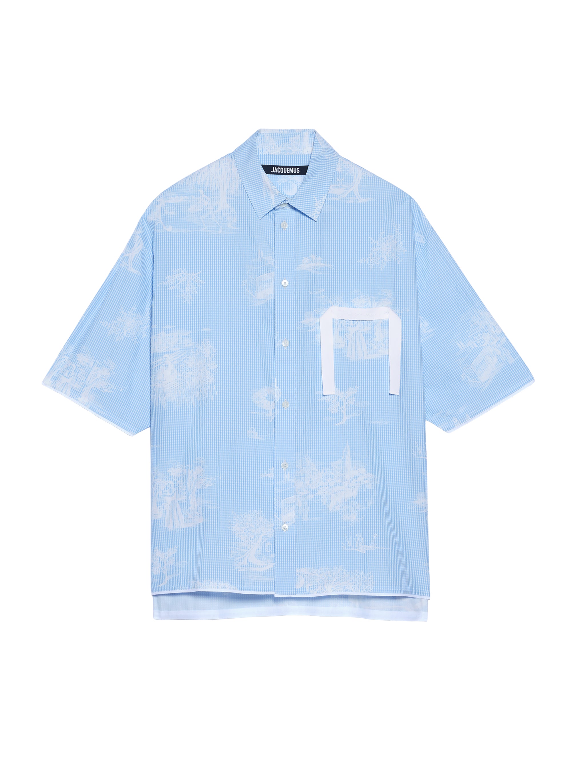 Chemise Cabri boxy à logo - Toile De Jouy Blue