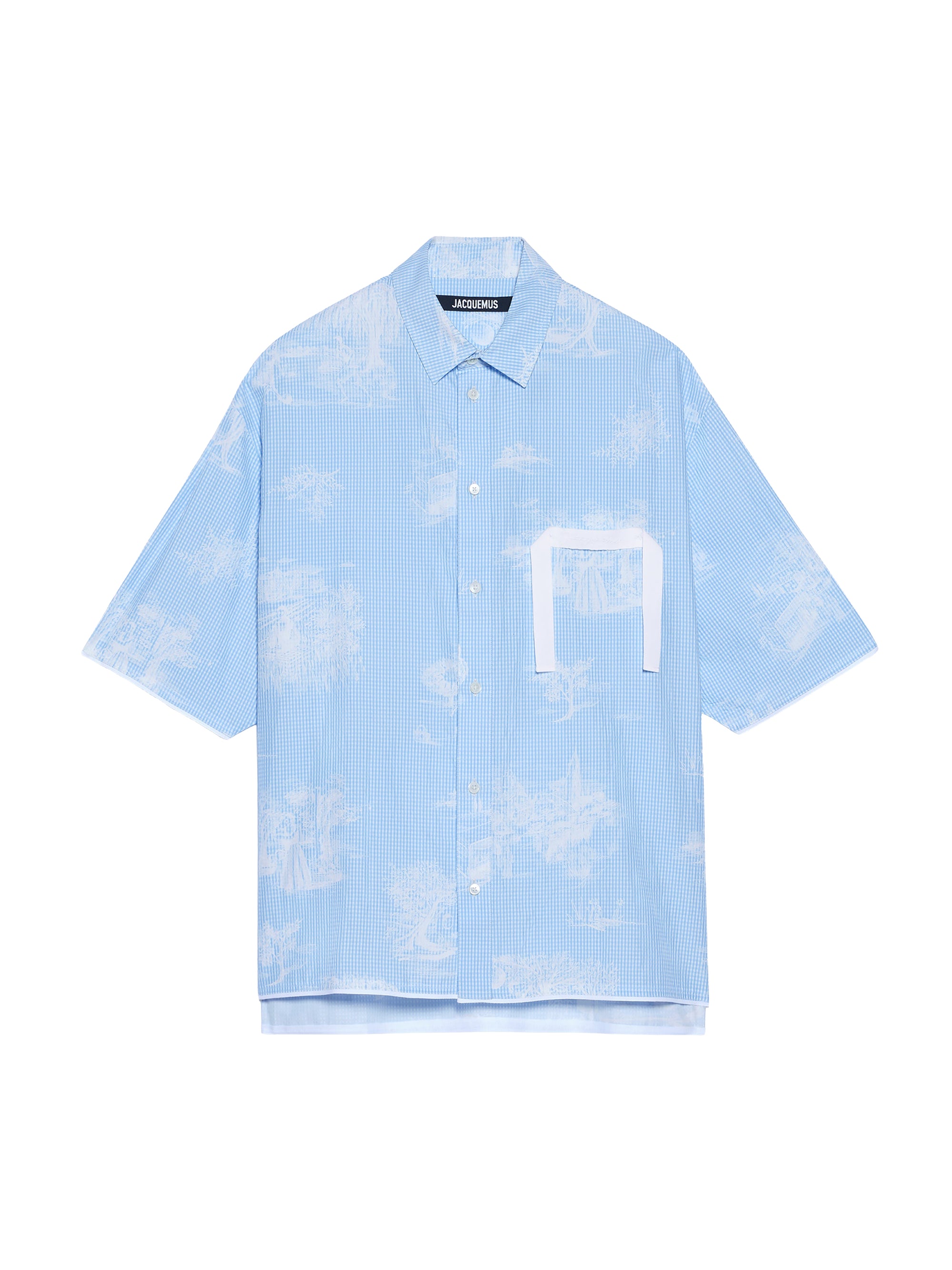 Chemise Cabri boxy à logo - Toile De Jouy Blue