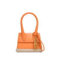 Sac Chiquito à logo en cuir - Orange