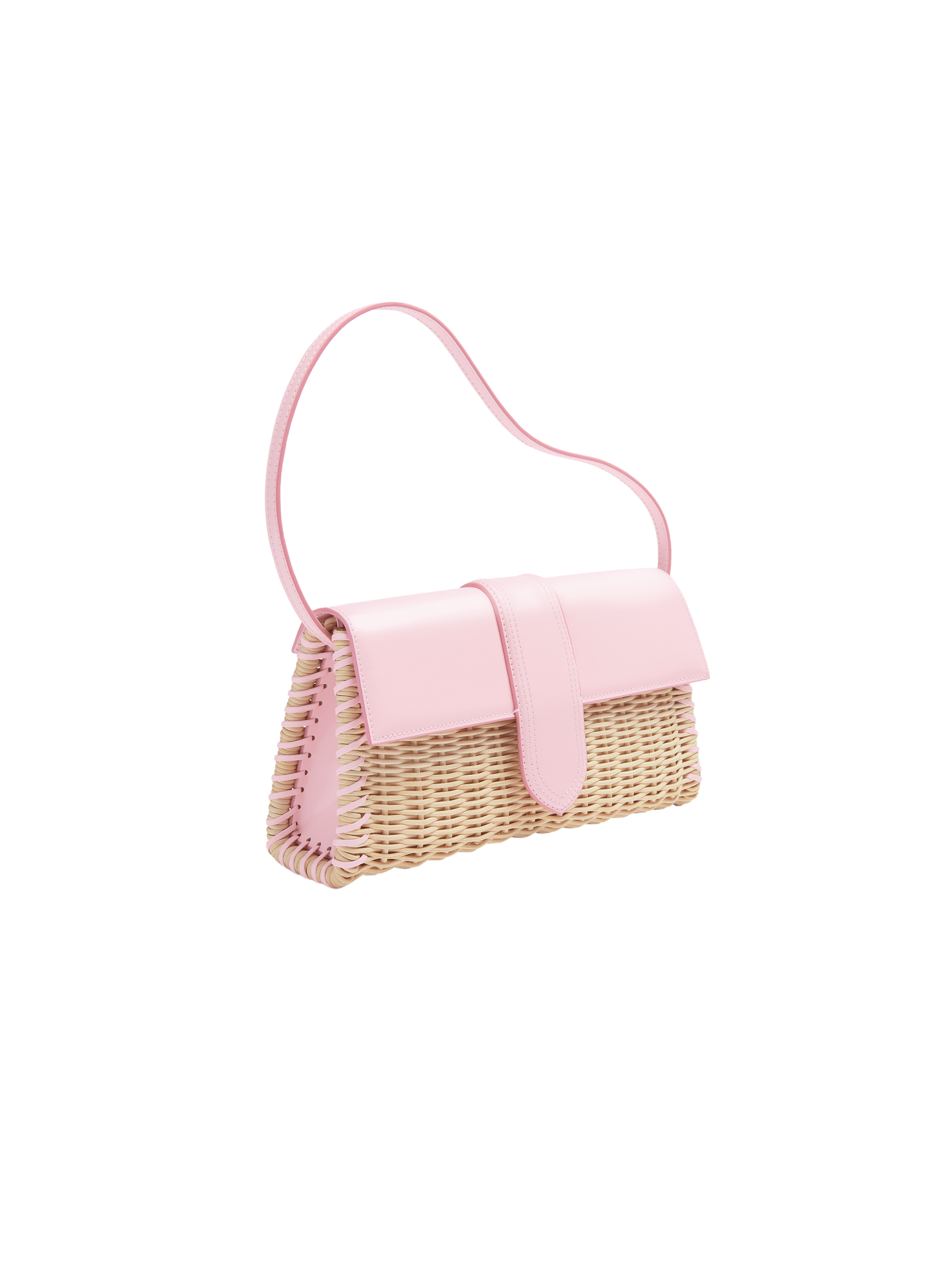 Sac long Bambino en osier - Pale Pink