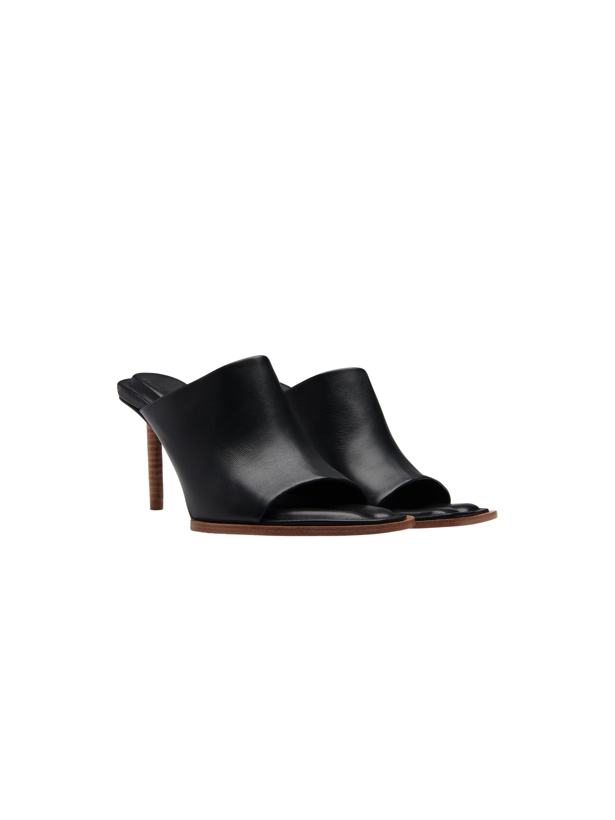 BLACK LES MULES ROND CARRE