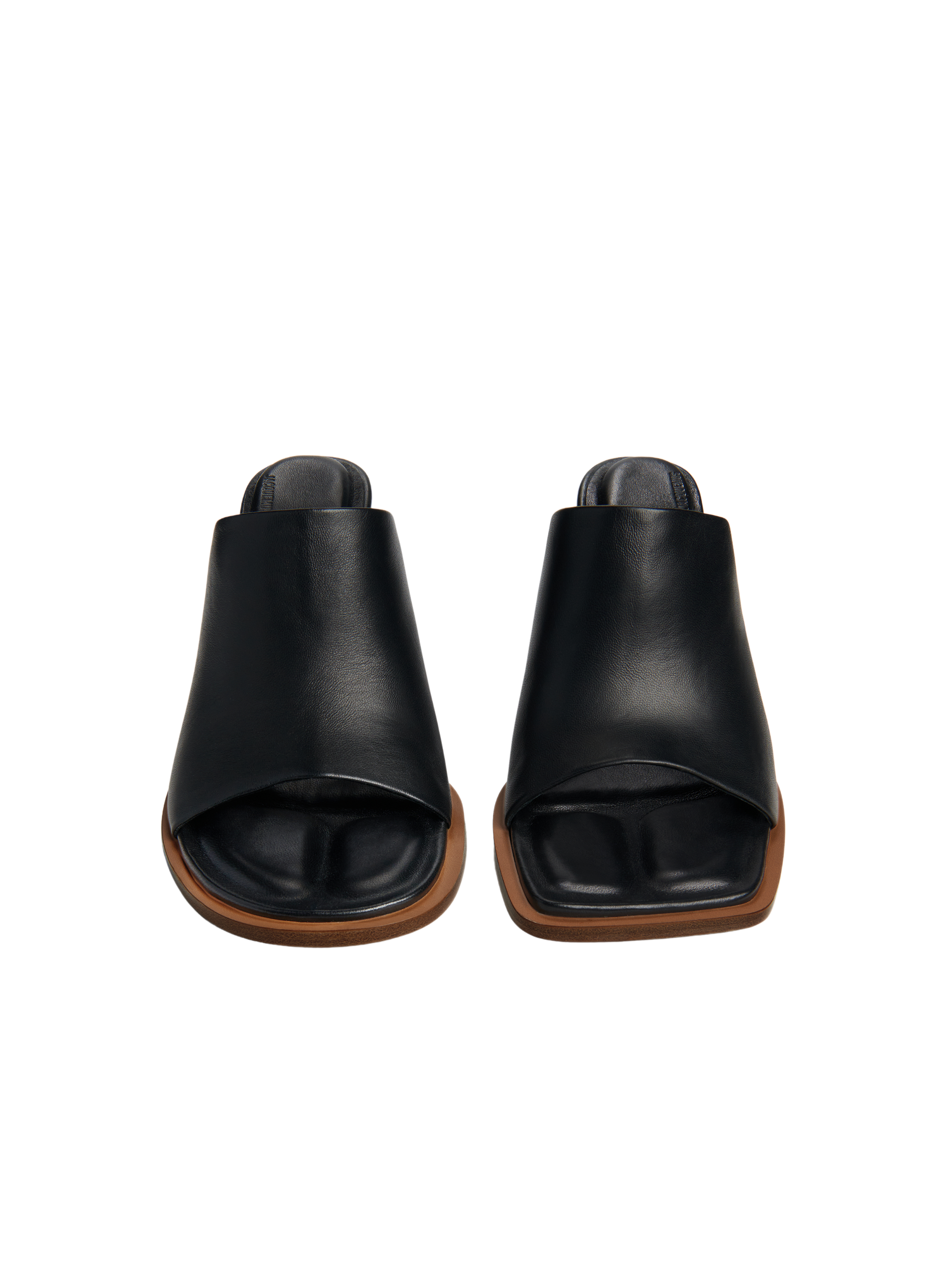 BLACK LES MULES ROND CARRE
