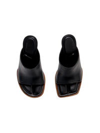 BLACK LES MULES ROND CARRE