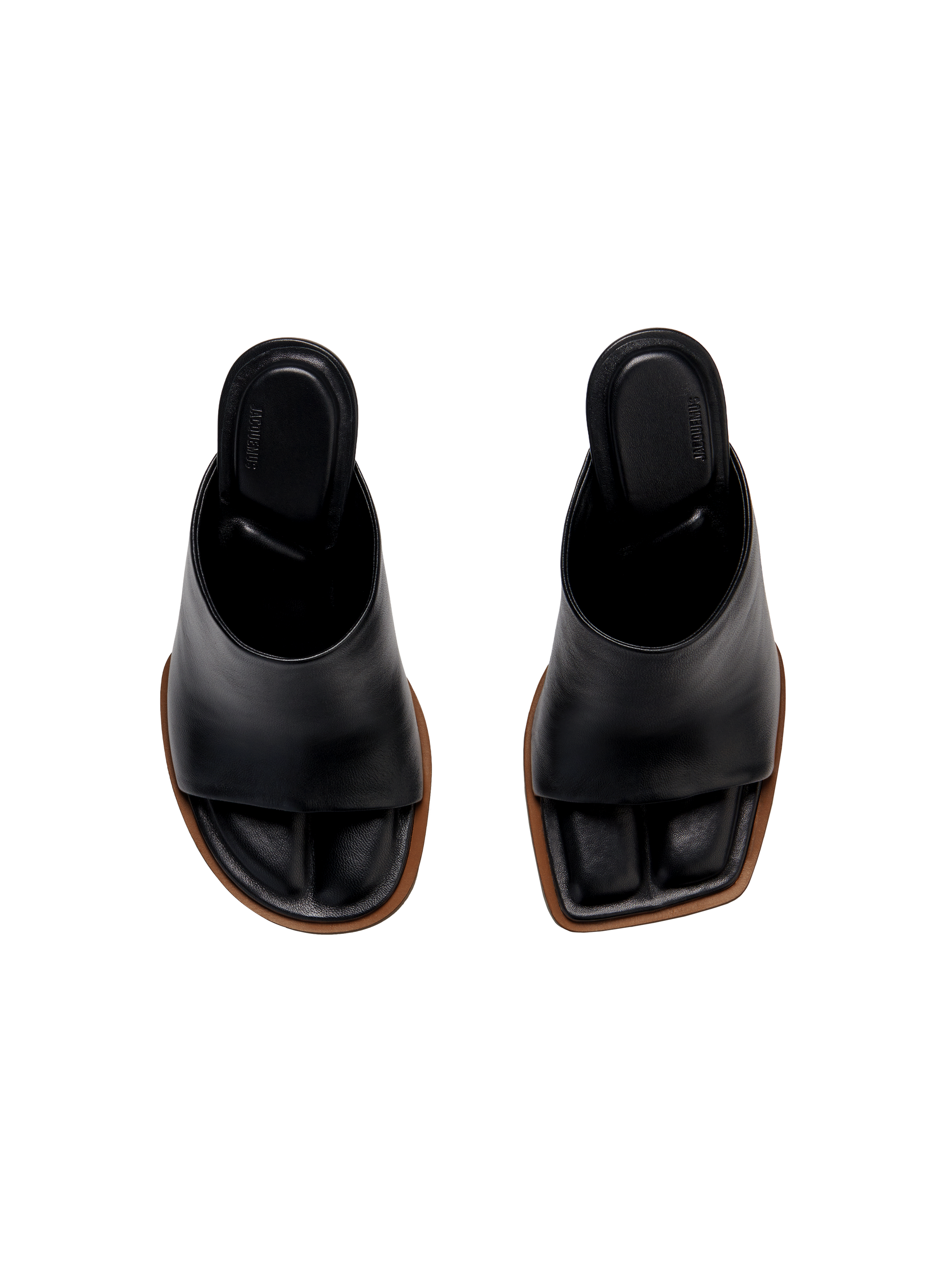 BLACK LES MULES ROND CARRE