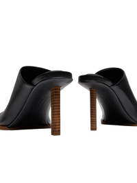 BLACK LES MULES ROND CARRE