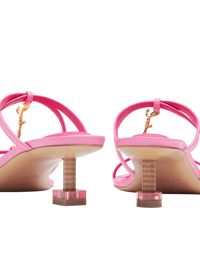 Sandales Basses Pralu en cuir - Pink